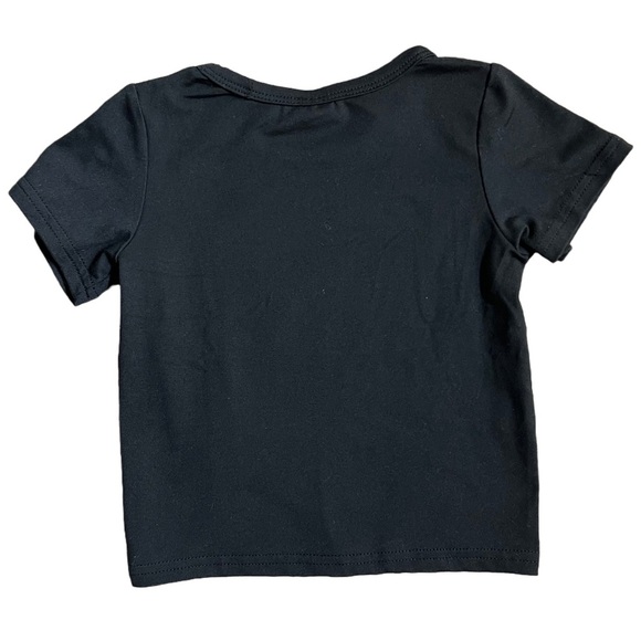 NWOT BOYS BLACK “GOOD VIBES” T-SHIRT AND SHORT SET SIZE 12-18MO - Picture 8 of 10